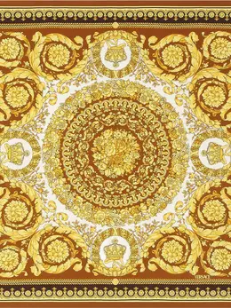 Versace: Шарф  Barocco с принтом