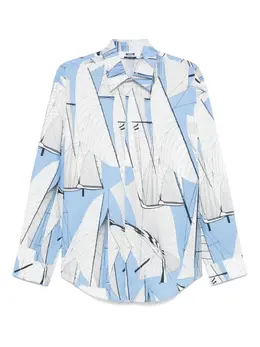 MSGM: Голубая рубашка 