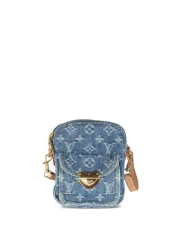 Louis Vuitton Pre-Owned: Голубая сумка через плечо 