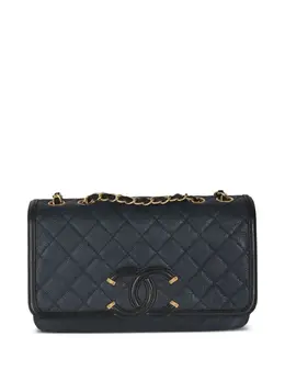 CHANEL Pre-Owned: Синяя сумка 