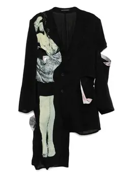 Yohji Yamamoto: Пиджаки с принтом 