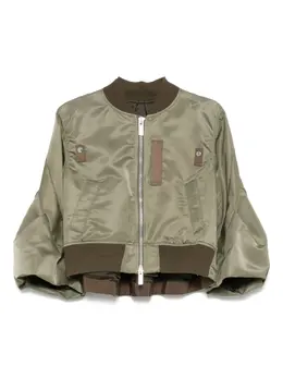 sacai: Зелёная куртка 