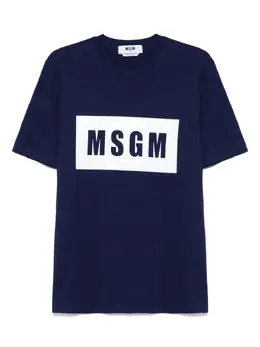 MSGM: Футболка с принтом 