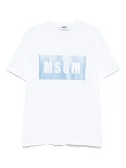 MSGM: Футболка с принтом 