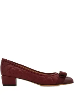 Ferragamo: Бордовые туфли  Vara