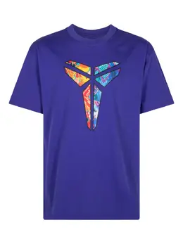 Nike: Фиолетовая футболка 