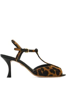 Ferragamo: Коричневые сандалии 