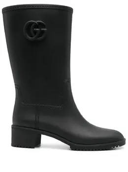 Gucci Pre-Owned: Чёрные ботинки 