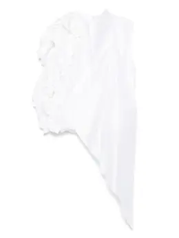 Carven: Белая блуза 