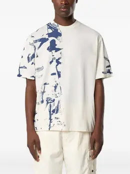 Stone Island: Футболка с принтом 
