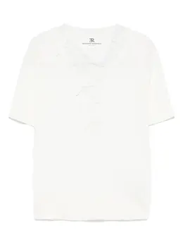 Ermanno Scervino: Кружевная футболка 