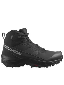 Salomon: Чёрные ботинки 