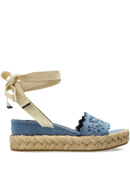 Jimmy Choo: Голубые мокасины 