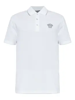 Versace: Белое поло 