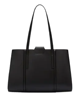 Furla: Чёрная сумка-шоппер 