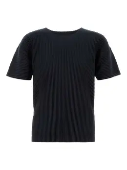 Homme Plissé Issey Miyake: Синяя футболка 
