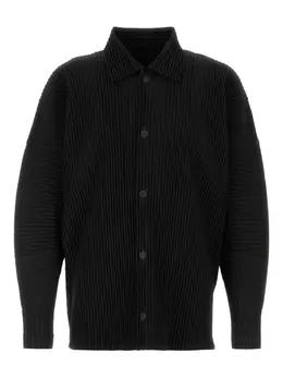 Homme Plissé Issey Miyake: Чёрная куртка 