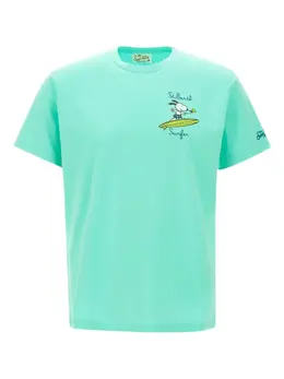 MC2 Saint Barth: Зелёная футболка  Snoopy