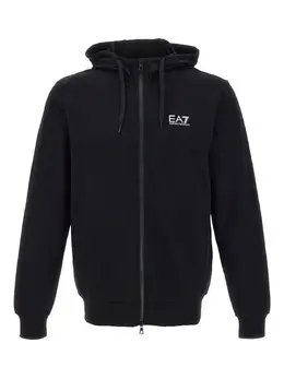 Ea7 Emporio Armani: Чёрный свитшот 