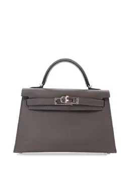 Hermès Pre-Owned: Серебристая сумка 