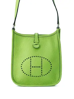 Hermès Pre-Owned: Зелёная сумка через плечо 