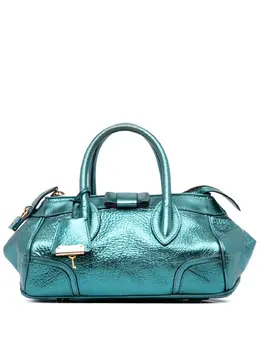 Burberry Pre-Owned: Голубая сумка 