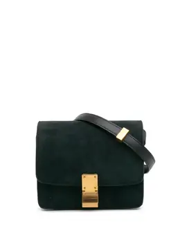 Céline Pre-Owned: Зелёная сумка через плечо 