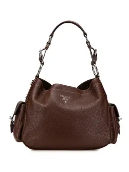 Prada Pre-Owned: Коричневая сумка 