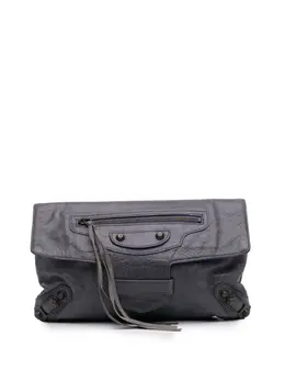 Balenciaga Pre-Owned: Фиолетовый клатч 