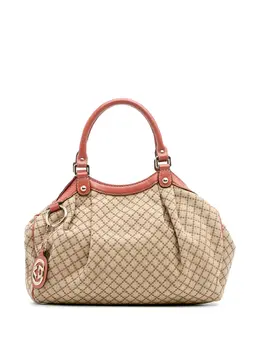 Gucci Pre-Owned: Коричневая сумка-шоппер 