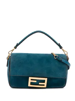 Fendi Pre-Owned: Голубая сумка 