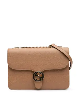 Gucci Pre-Owned: Коричневая сумка через плечо 