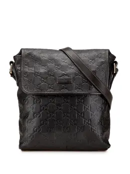 Gucci Pre-Owned: Коричневая сумка через плечо 