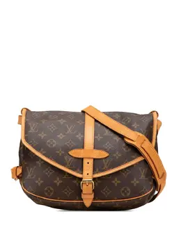 Louis Vuitton Pre-Owned: Коричневая сумка через плечо 