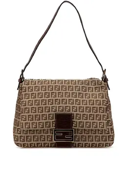 Fendi Pre-Owned: Коричневая сумка 