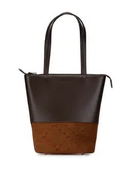 Burberry Pre-Owned: Коричневая сумка-шоппер 