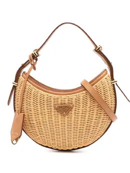Prada Pre-Owned: Коричневая сумка 