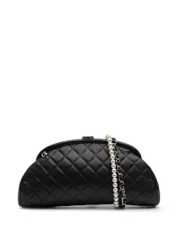 CHANEL Pre-Owned: Чёрный клатч 