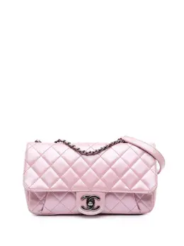 CHANEL Pre-Owned: Розовая сумка через плечо 
