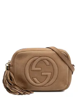 Gucci Pre-Owned: Коричневая сумка через плечо 