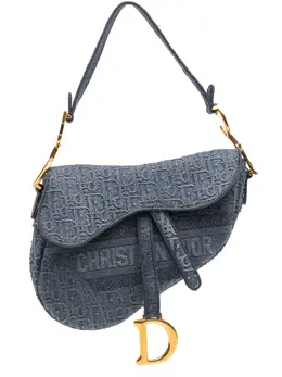 Christian Dior Pre-Owned: Голубая сумка 