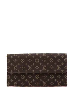 Louis Vuitton Pre-Owned: Коричневый кошелёк 