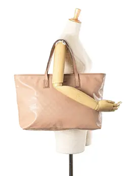 Gucci Pre-Owned: Розовая сумка-шоппер 