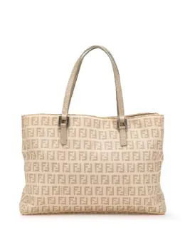 Fendi Pre-Owned: Коричневая сумка-шоппер 