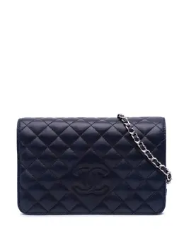 CHANEL Pre-Owned: Голубой кошелёк 