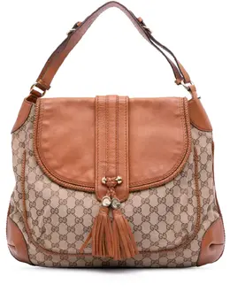 Gucci Pre-Owned: Коричневая сумка-шоппер 