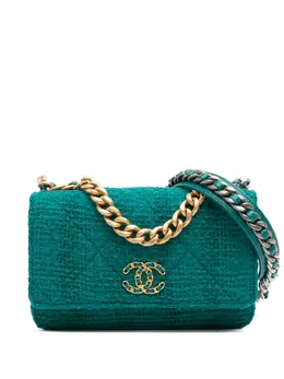 CHANEL Pre-Owned: Зелёный кошелёк 