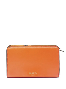 LANCEL: Оранжевый кошелёк 