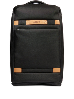 LANCEL: Чёрный рюкзак 