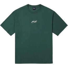 Fila: Зелёная футболка 